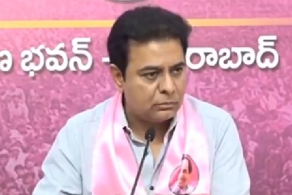 KTR accuses Telangana CM of cheating people in phases