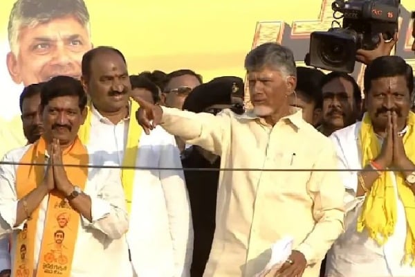 "I Won't Ask for Votes If Everyone Is Doing Well": Chandrababu at Kowthalam Meeting