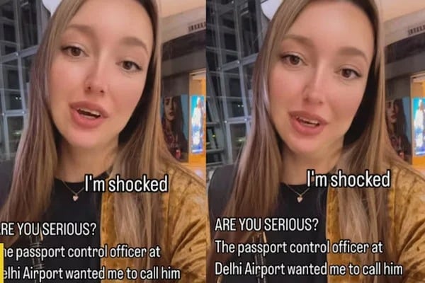 Russian woman alleges Delhi airport official wrote his phone number on her ticket