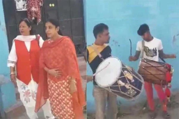 Kanpur Father Grandly Welcome his Divorced Daughter Video goes Viral
