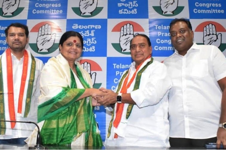 Another jolt to BRS as ex-Telangana minister joins Congress