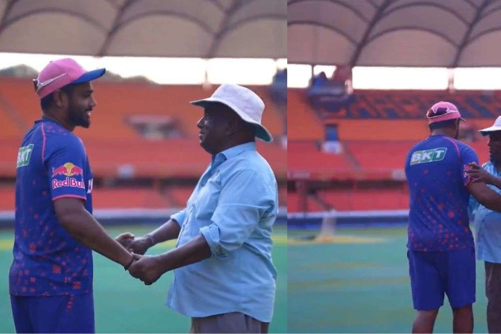 pitch curator gives blessings to sanju samson