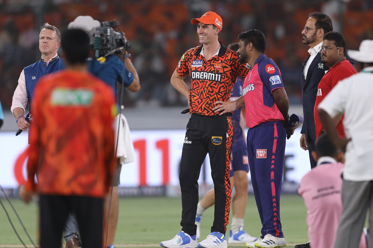 SRH won the toss and chose batting first against RR