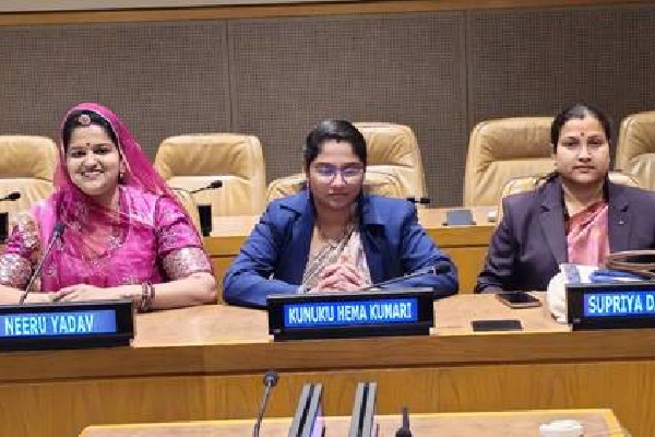 Inspiring voices of India’s women panchayat leaders resonate at UN meet
