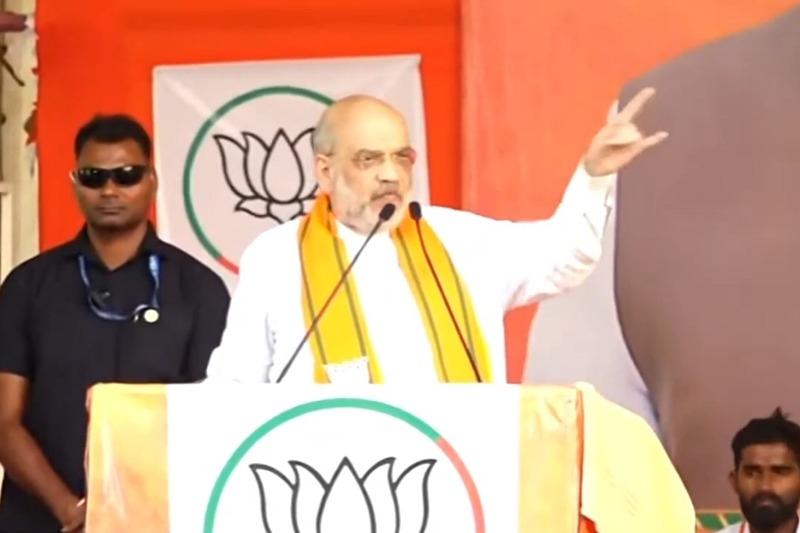 Revanth Reddy forwarded my fake video on reservation, says Amit Shah in T'gana rally