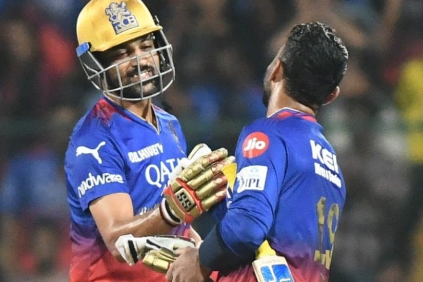 IPL 2024 Bowlers du Plessis keep RCBs playoff hopes alive with four wicket win over GT