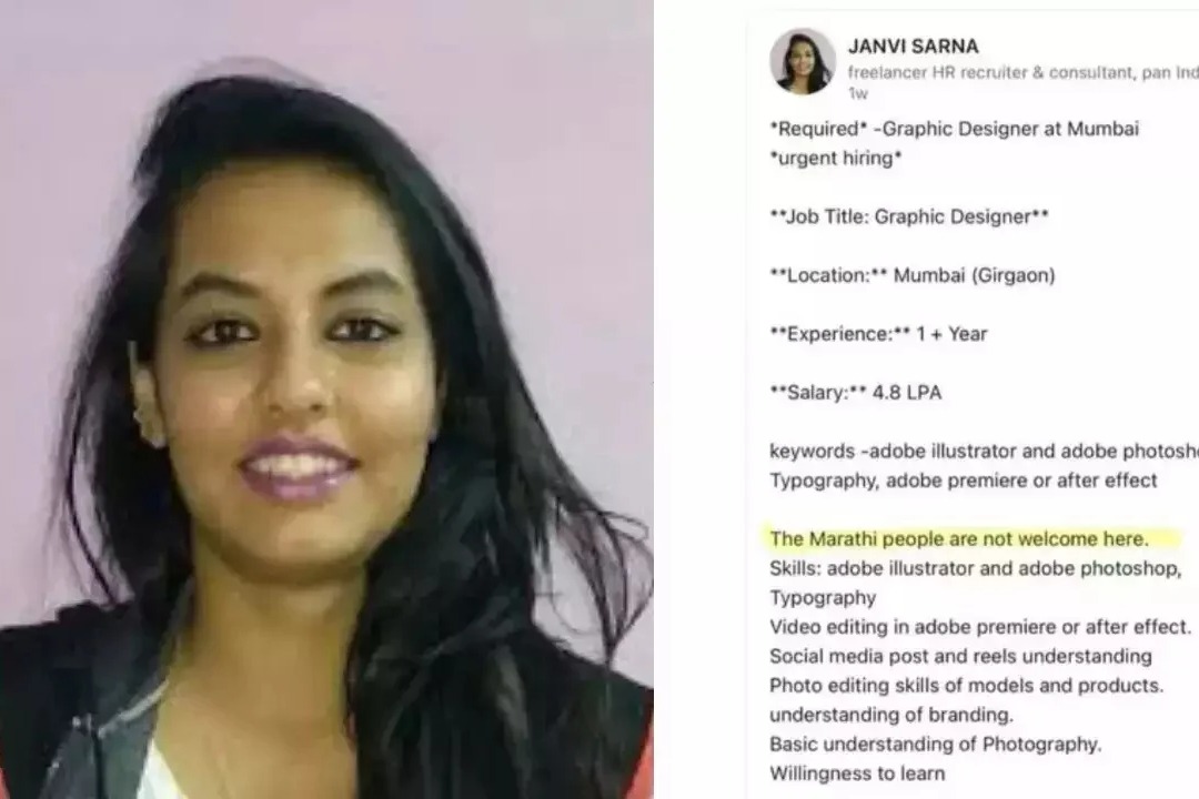 Job Post Goes Viral That Says Marathi People Not Welcome