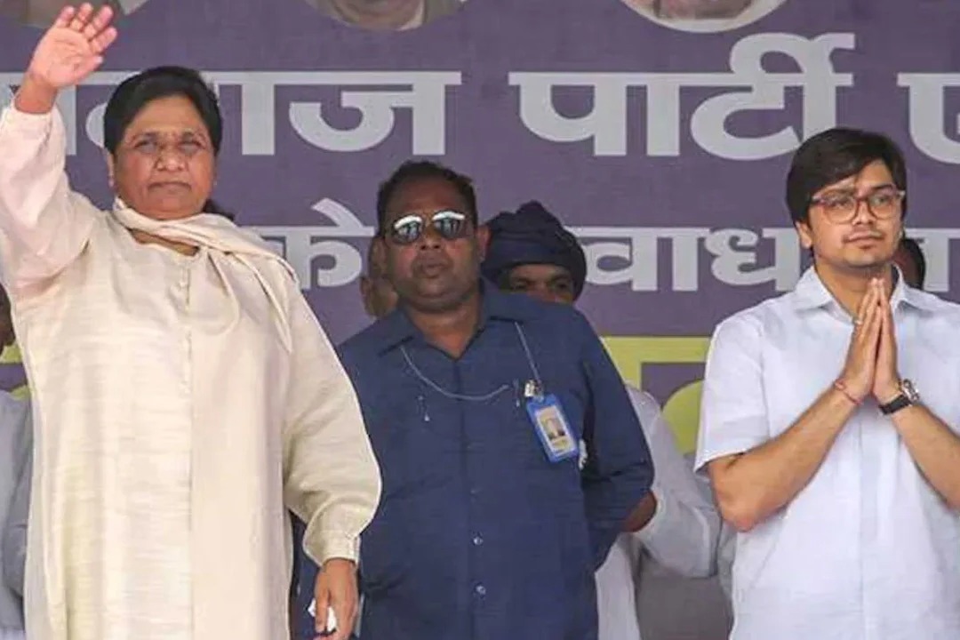 Mayawati Drops Nephew Akash Anand As Heir and From Party Post Till He Becomes