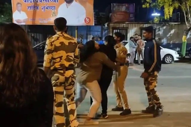 3 Drunk Women Attack Abuse Cops Outside Maharashtra Bar Arrested