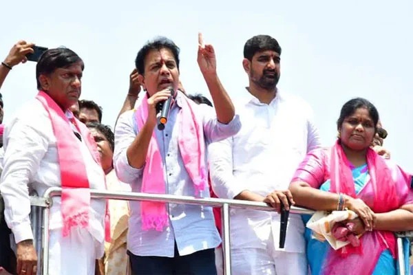 BRS Working President KTR Criticizes BJP and Congress Government