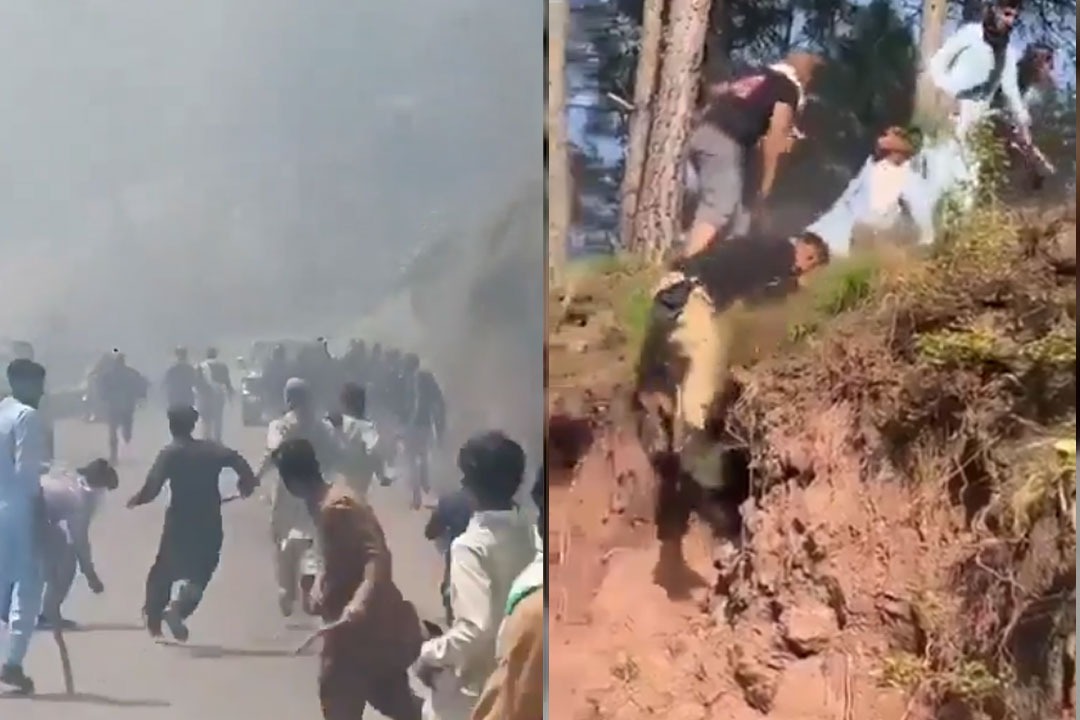 Protesters in POK thrash chase security personnel as violence explodes