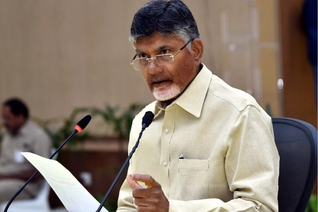 Chandrababu reviews on polling issues