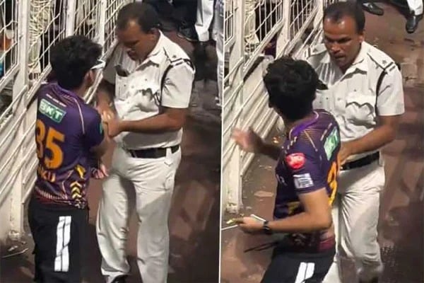 Police Recovers Match Ball from Fan Who Tried to Steal it During KKR vs MI IPL 2024 Clash