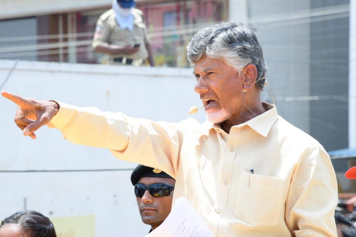 Chandrababu concerns about after polling incidents