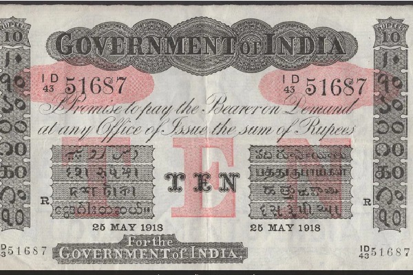 Rare Indian Banknotes From 1918 Shipwreck To Be Auctioned In London