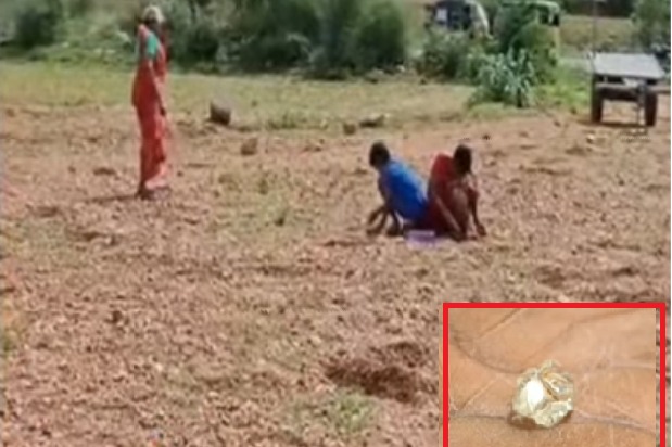 Karnool District Farmers found a precious diamond in his farm