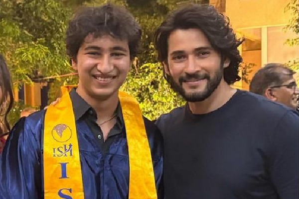 Mahesh Babu feels like a proud father as Gautam completed graduation 