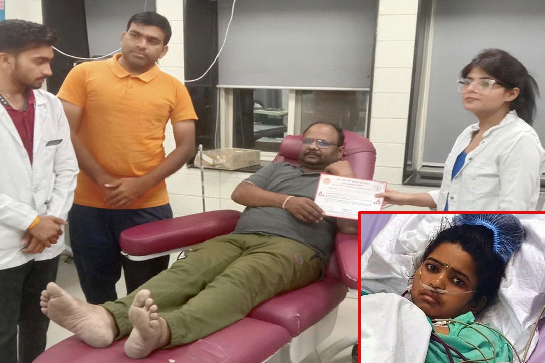 Man with rare blood group travel to Indore from Shirdi to donate blood