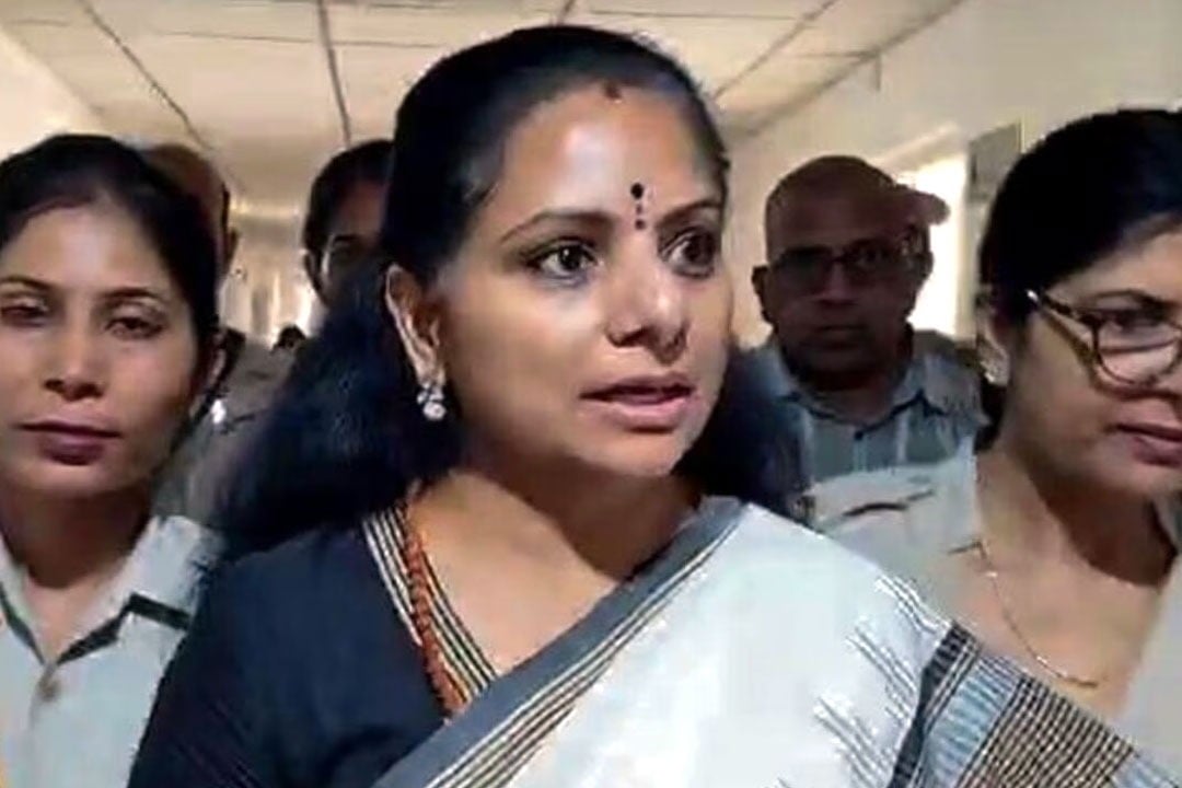 BRS MLC K Kavitha in jail for another month
