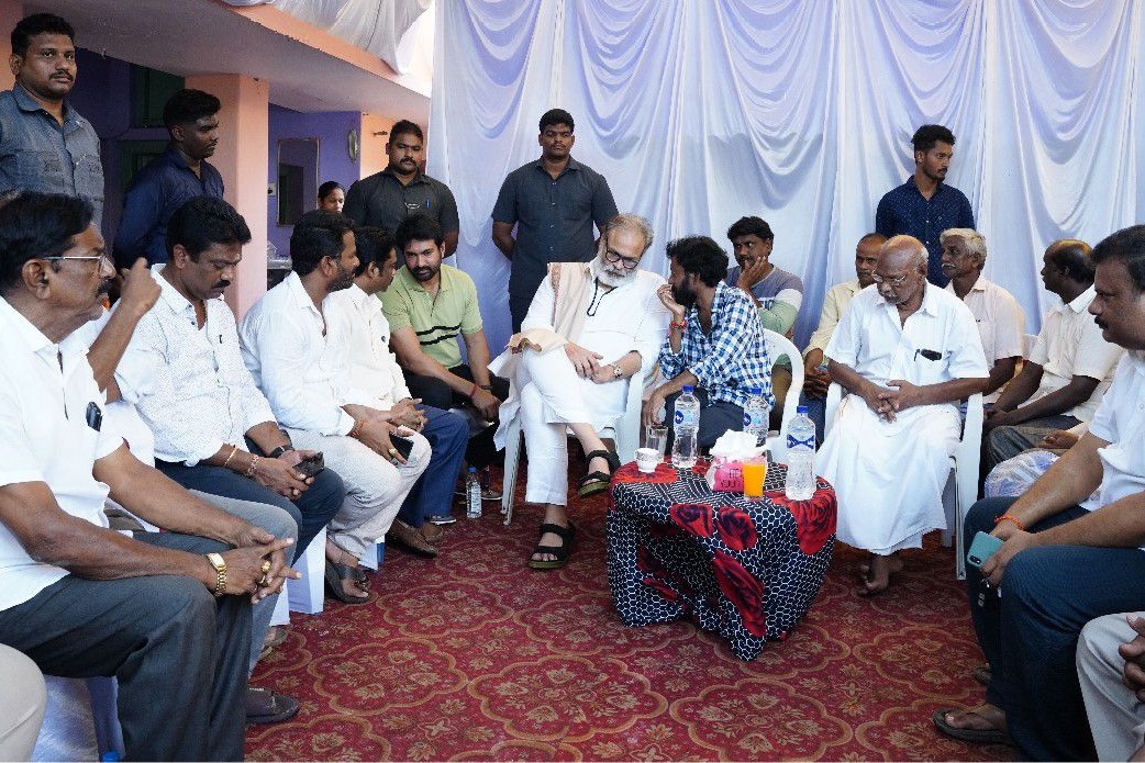 Nagababu visits Tollywood director Sana Butchibabu