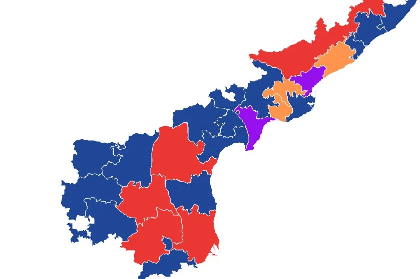 TDP alliance in leading at AP Lok Sabha constituencies