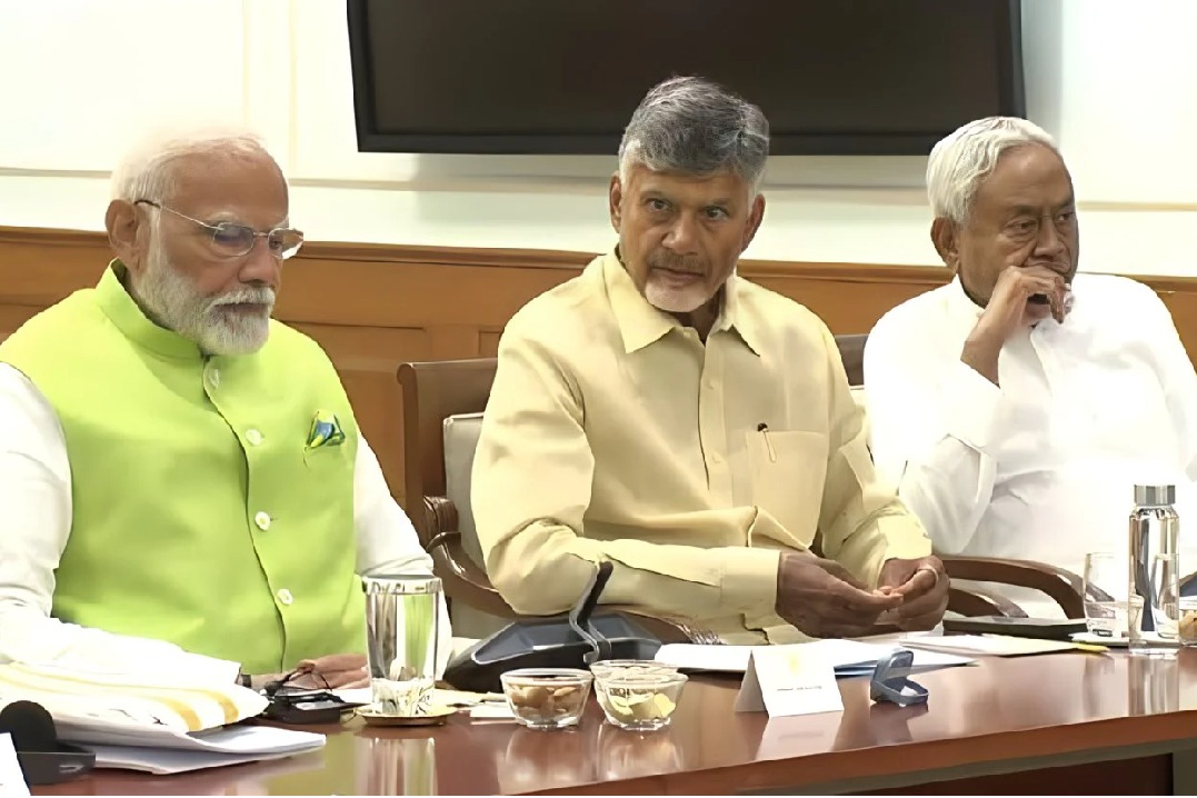 NDA leaders meeting at Narendra Modi house