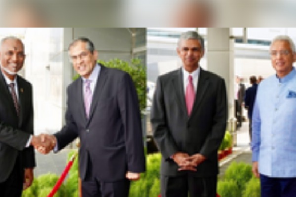 Maldivian President, Mauritius PM arrive in Delhi to attend PM Modi's swearing-in ceremony