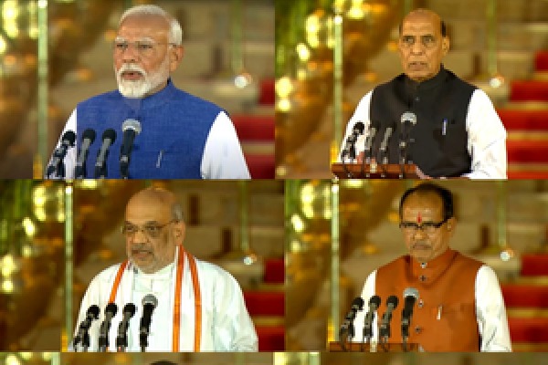 Beginning of Modi 3.0: New NDA govt takes shape, PM Modi along with Cabinet takes oath