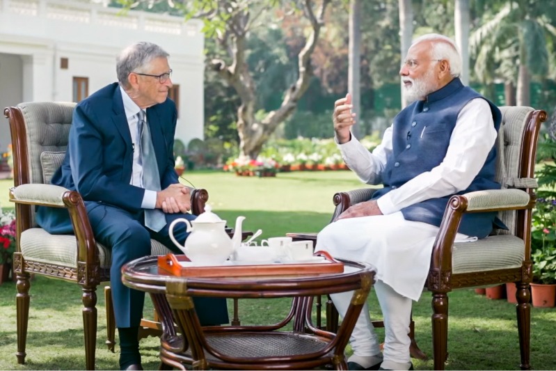 Bill Gates congratulates PM Modi on his consecutive third term
