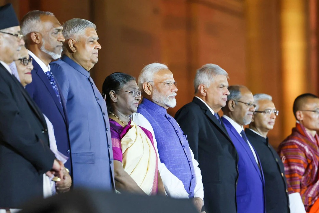 PM Modi reaffirmed Indias commitment to its Neighbourhood First policy and SAGAR Vision