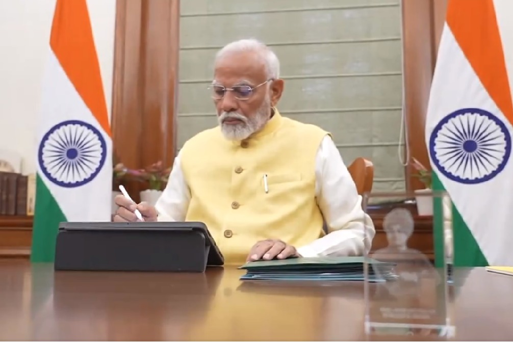 PM Modi signed his first file authorising the release of 17th instalment of PM Kisan Nidhi