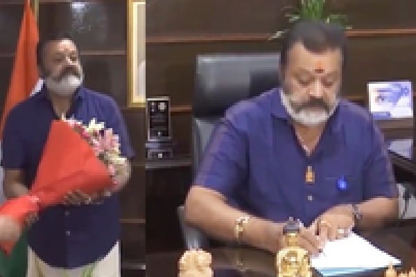 ‘I am UKG student, will study my ministries in detail’, says Suresh Gopi after taking charge