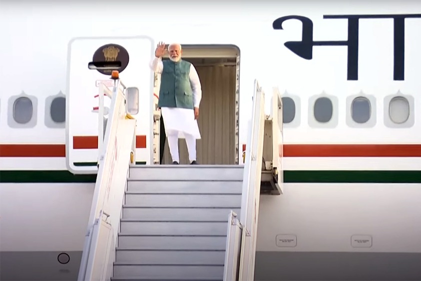 PM Modi departs for Italy 