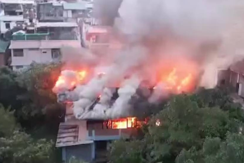 Major fire breaks out in house next to Manipur Chief Ministers residence