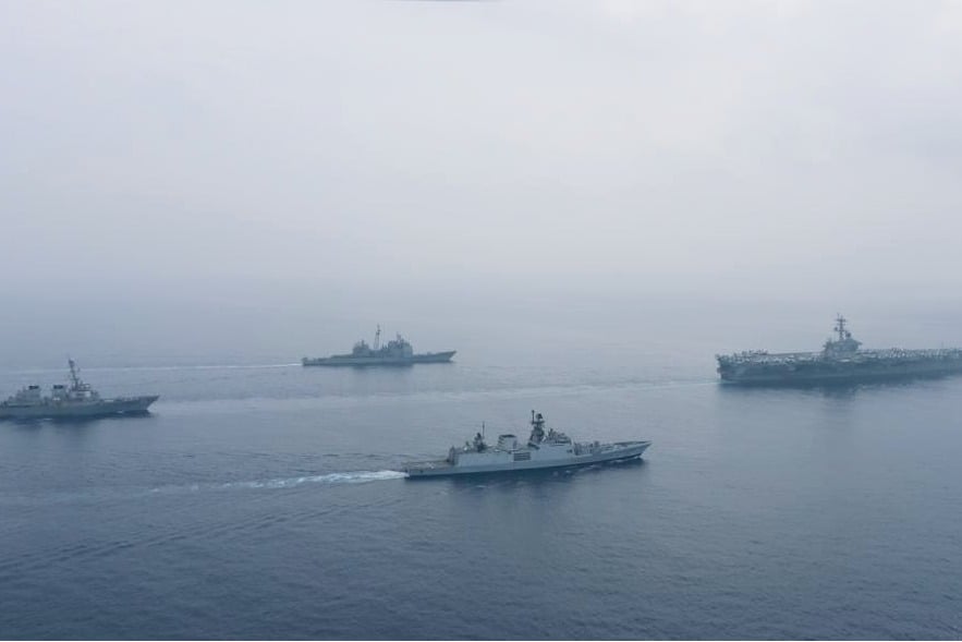 Indian Navy participates in world's largest international maritime exercise