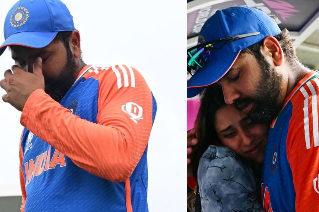 Rohit Sharma In Tears After T20 World Cup 2024 Triumph