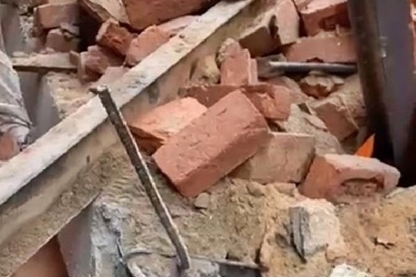 Four of a family killed in house collapse in Telangana