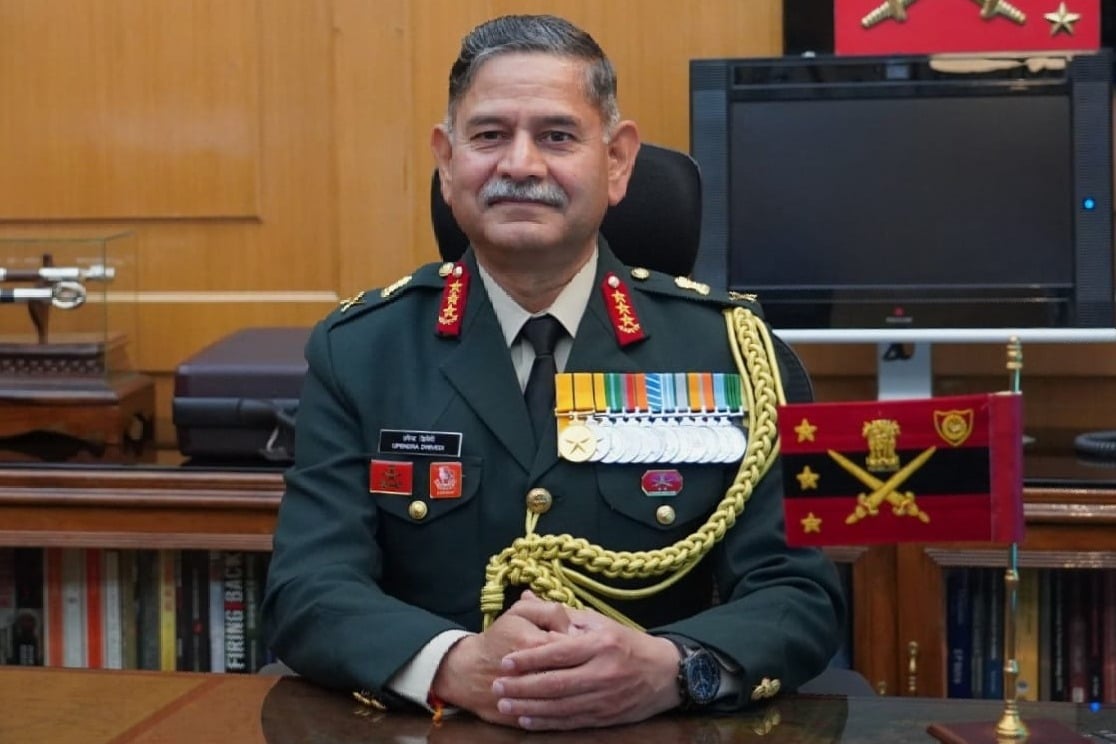 Army chief Gen Upendra Dwivedi on maiden visit to J&K