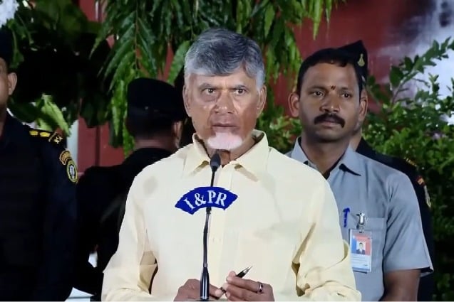 CM Chandrababu fires on Jagan and Sakshi media