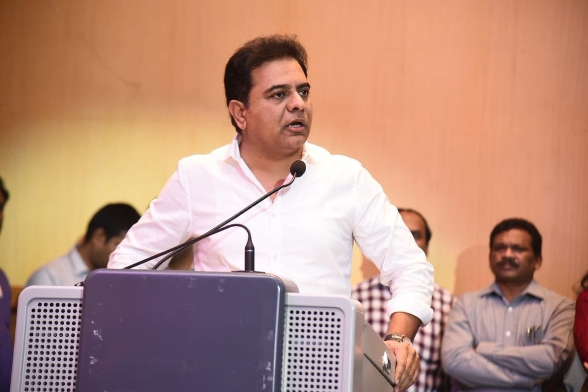 KTR questions about Rajiv Gandhi statue near secretariat