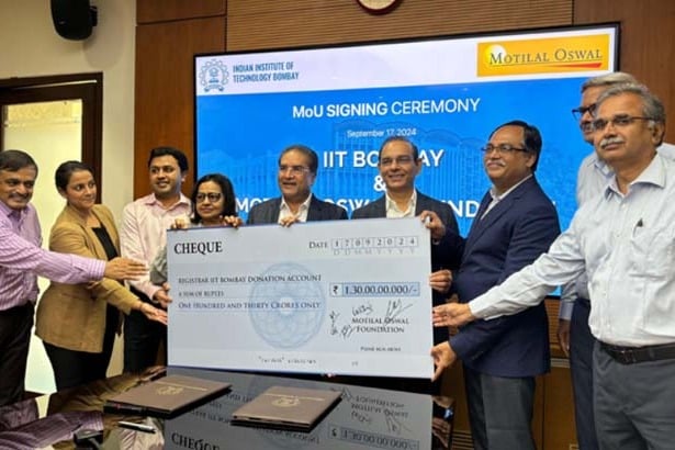 motilal oswal foundation donations to iit bombay