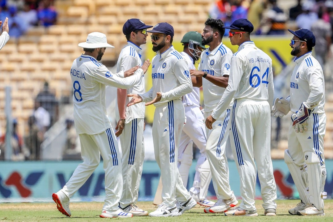 Bangladesh all out for 149 runs in first innings of Chennai Test