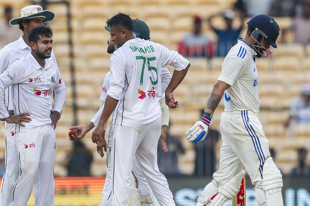 India lead by 308 runs at Day 2 Stumps in Chennai Test Between India and Bangladesh