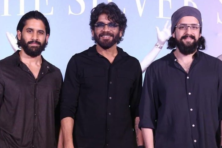 Akkineni heroes  appeared in the same look