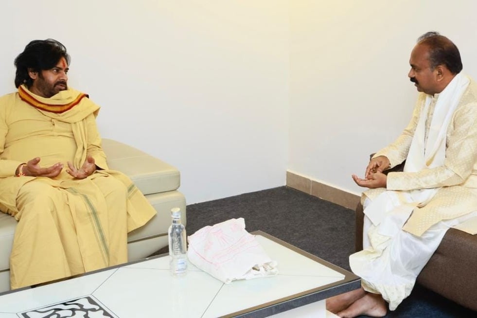 TTD EO Shyamala Rao met Dy CM Pawan Kalyan