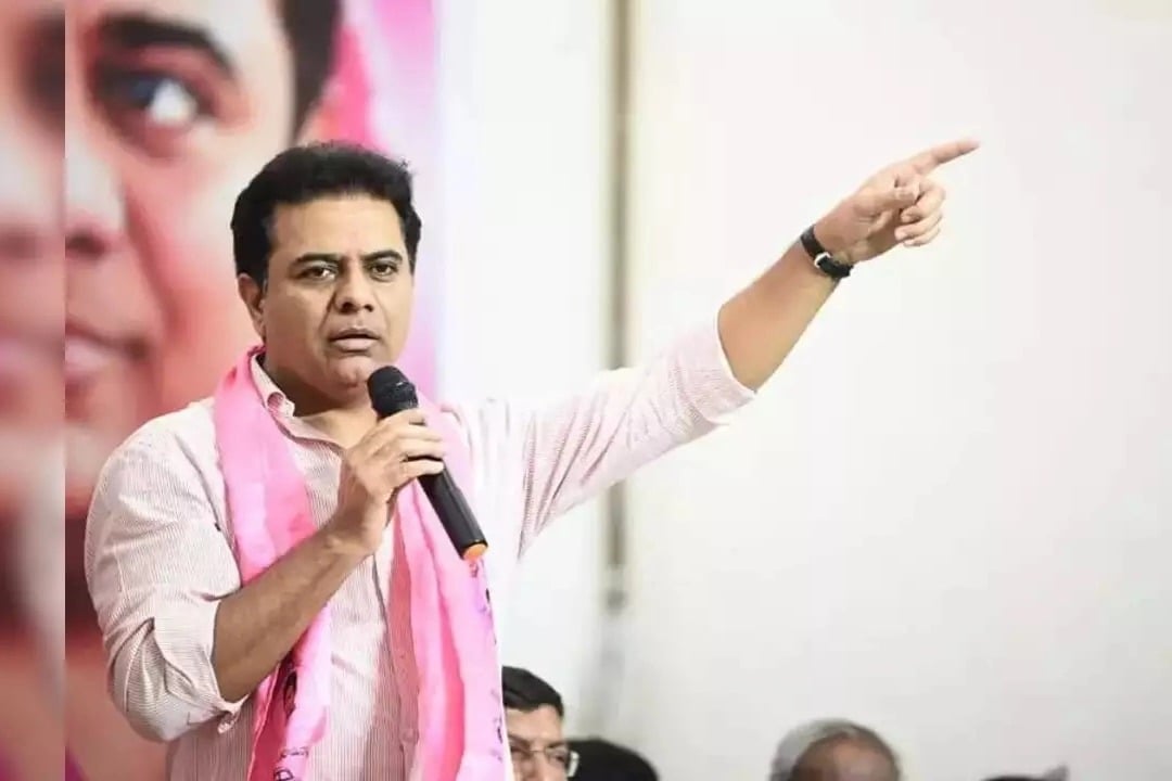 Siricilla BJP Leader files Missing Case on KTR