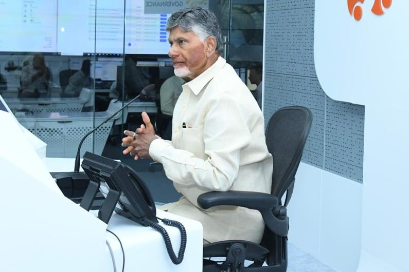 CM Chandrababu fires on chariot burning incident