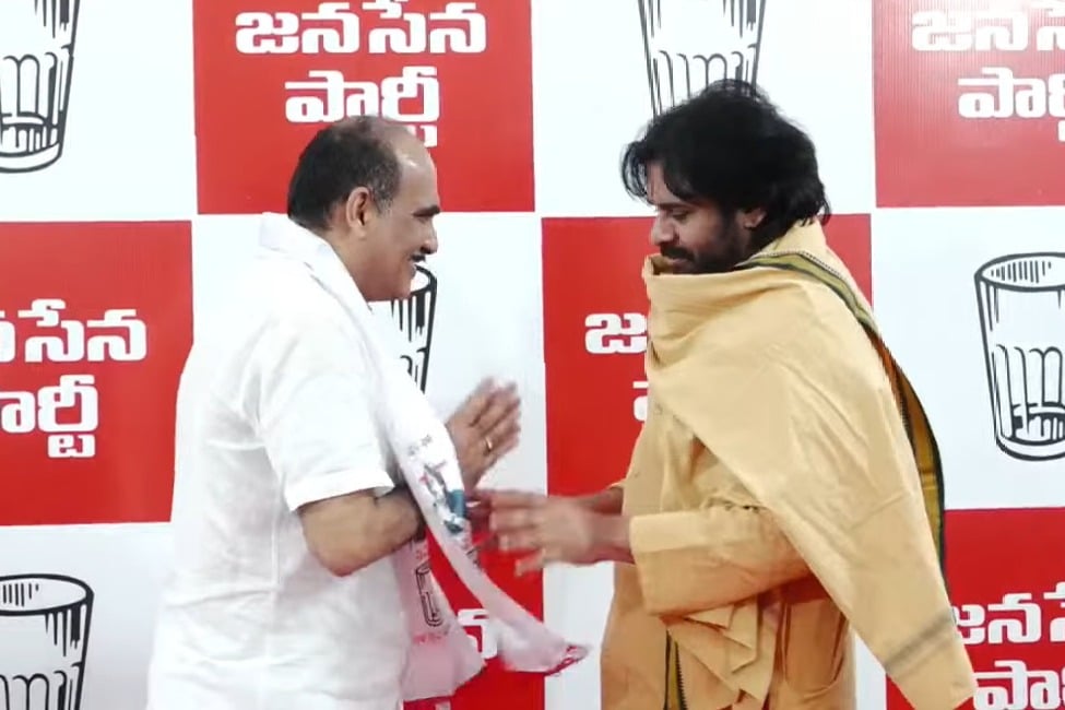 Balineni joins Janasena party in the presence of Pawan Kalyan