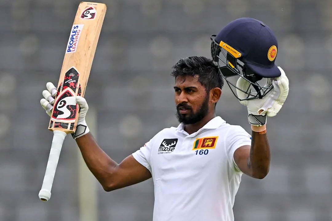 Kamindu Mendis becomes first batter in the 147 year history of Test cricket to score a fifty plus score in his first eight Tests	