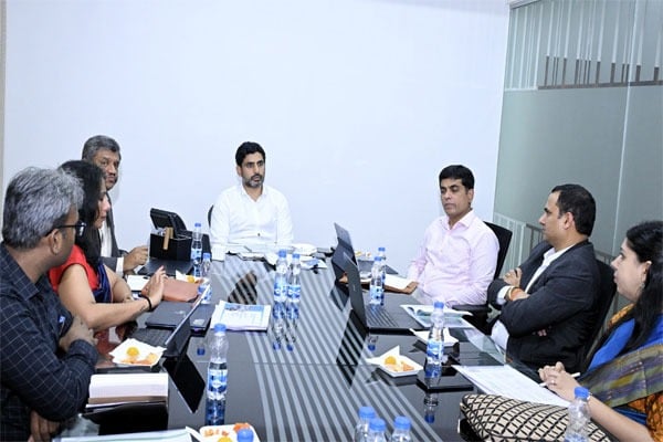 Minister Nara Lokesh Reveiw Meeting on Schoool Eductaion 